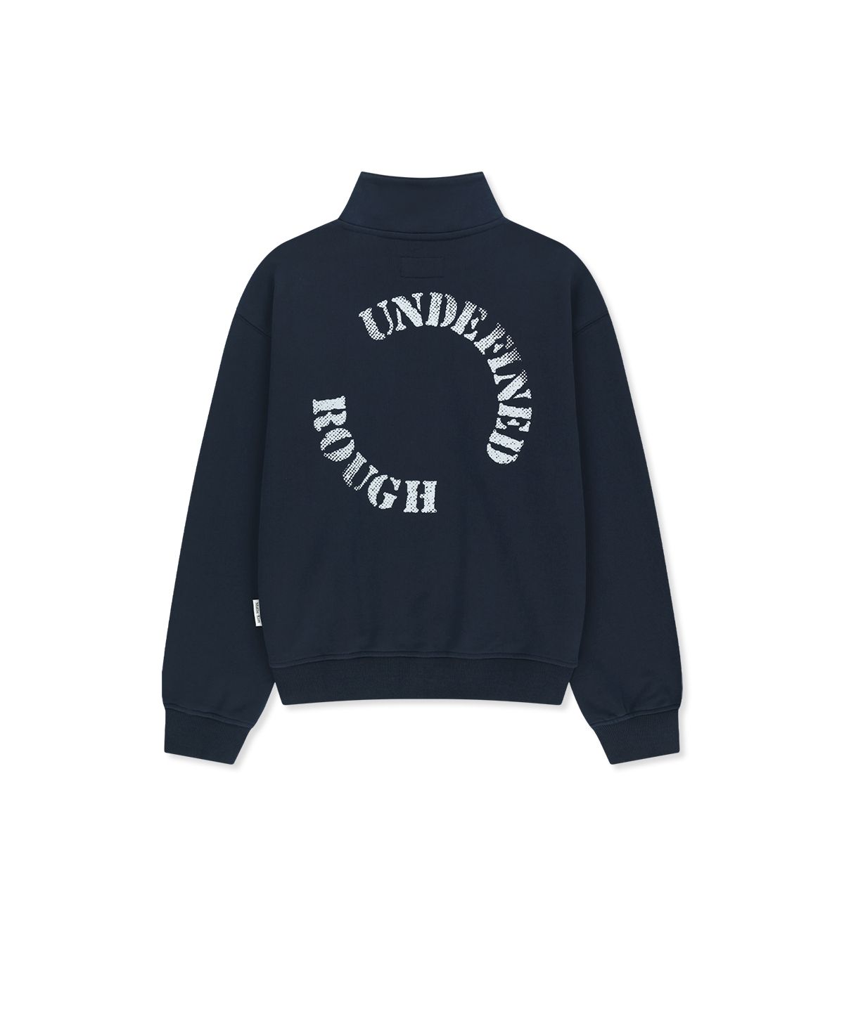 마뗑킴(MATIN KIM) MATIN LOGO QUARTER ZIP UP IN NAVY
