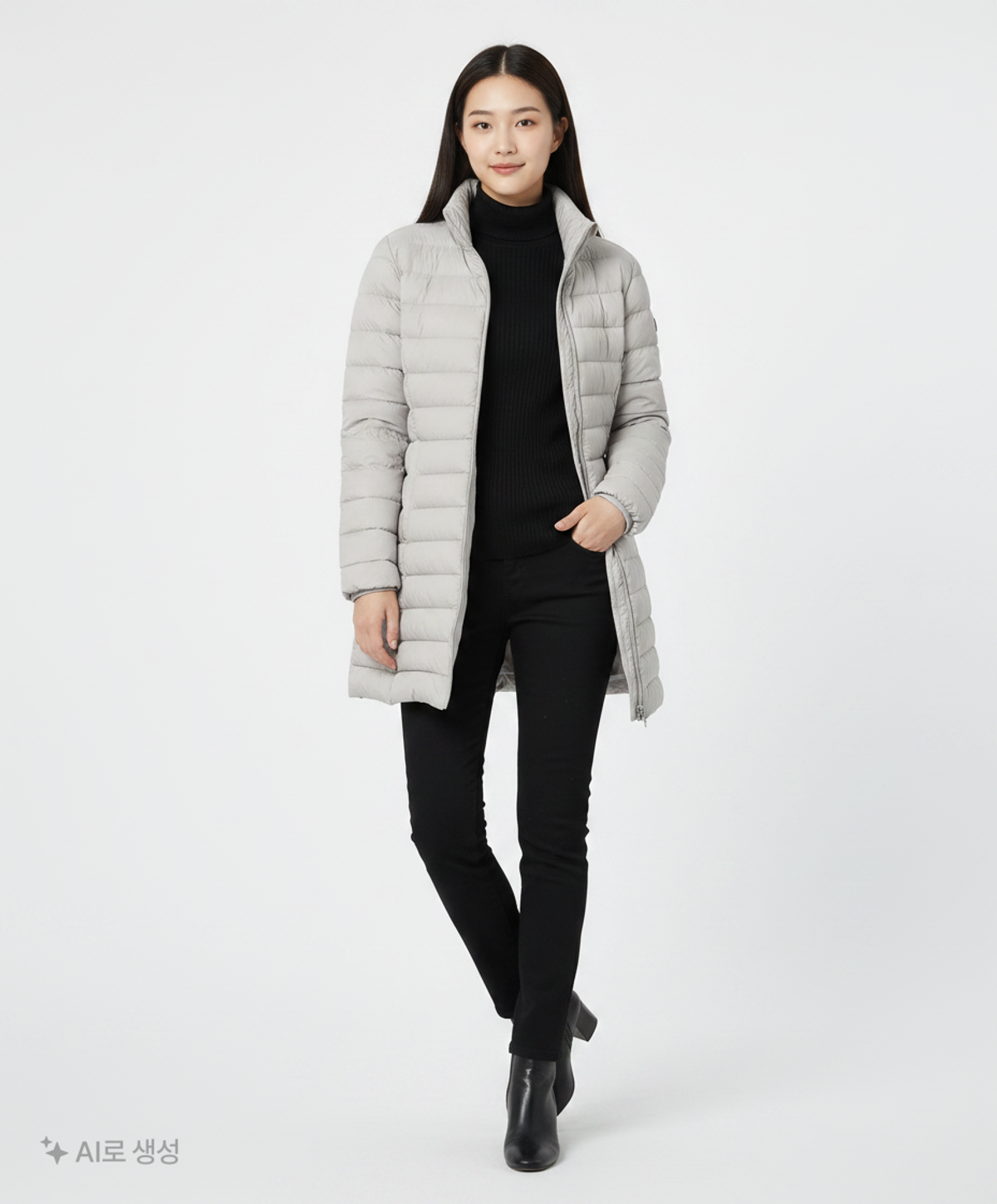 로렐(LAUREL) 롱 패딩/롱 헤비 아우터 90