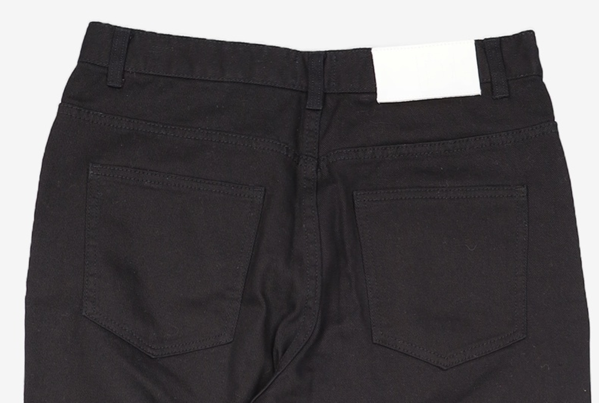 데케트(DECET) [AMC 데님]Dawn Semi Wide Jeans DCPT002AshBlack 32