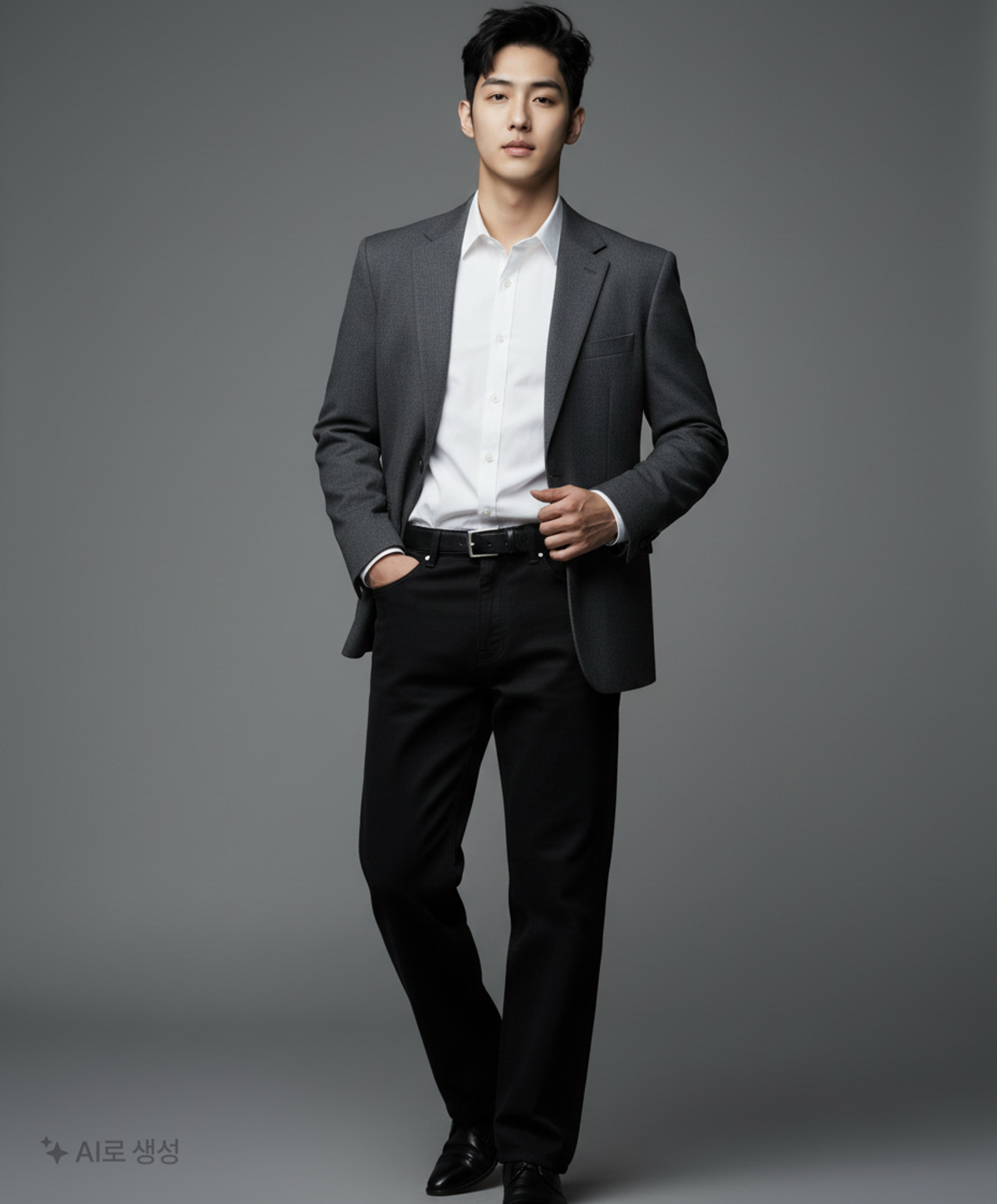 데케트(DECET) [AMC 데님]Dawn Semi Wide Jeans DCPT002AshBlack 32
