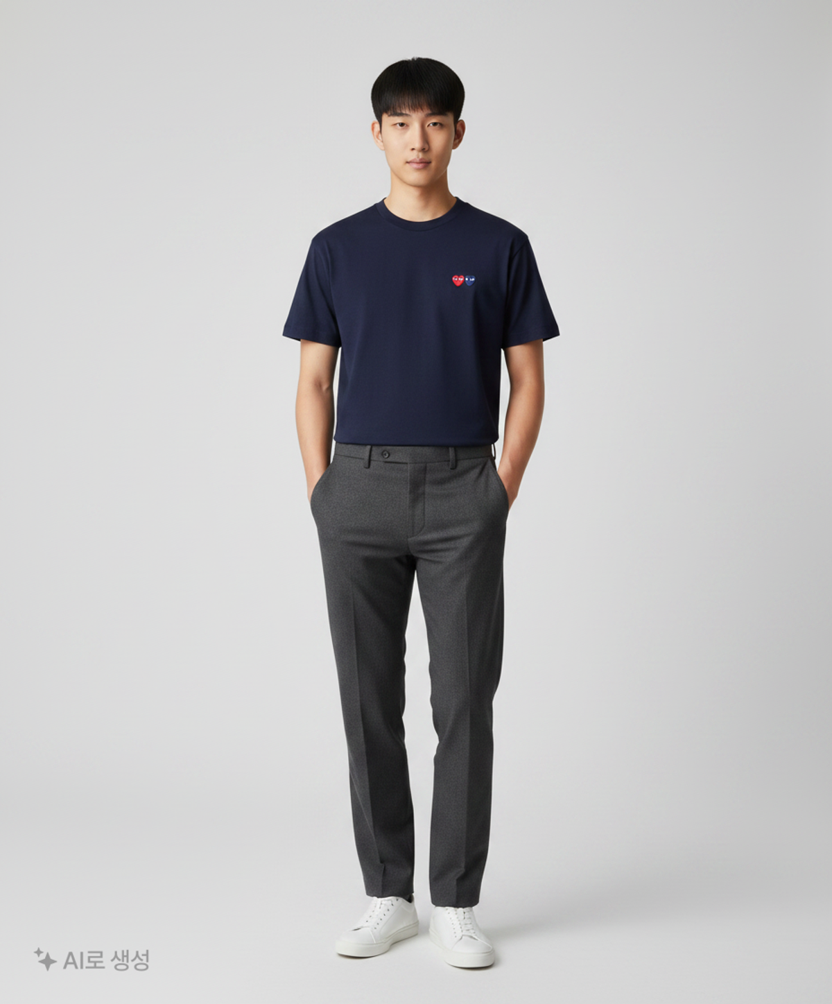 꼼데가르송 플레이(COMME DES GARCONS PLAY) 반소매 티셔츠 XXL