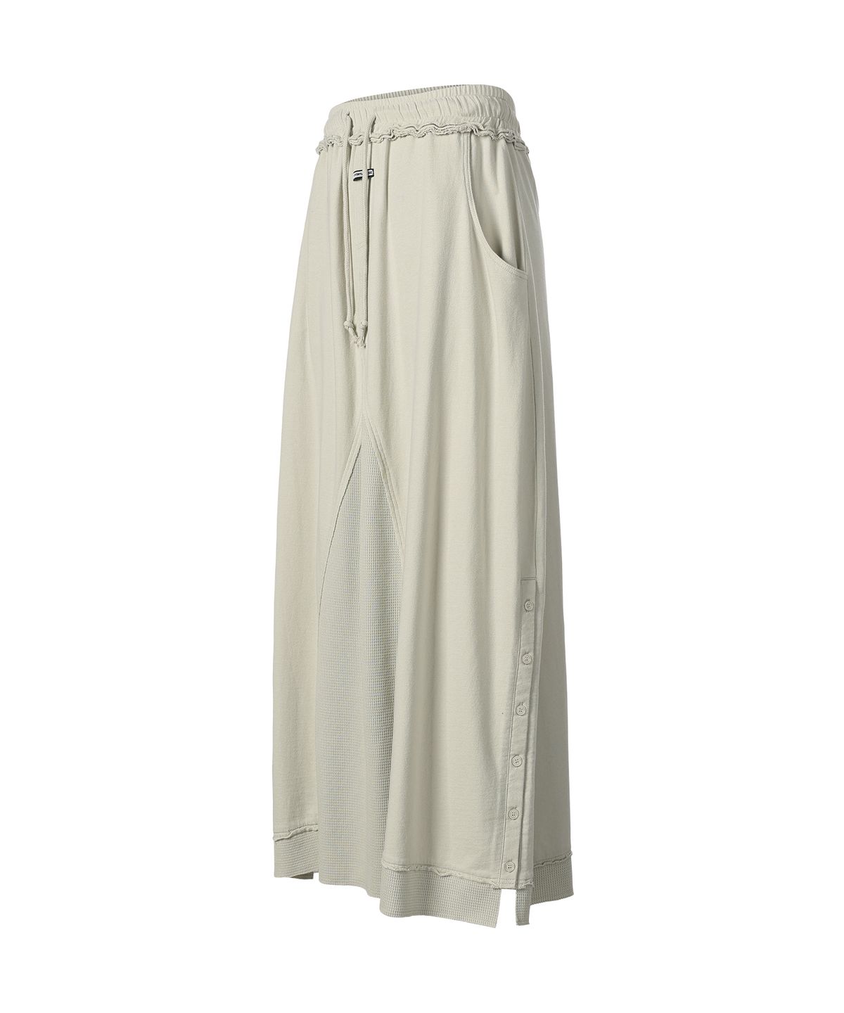 더바이닐하우스(THEVINYLHOUSE) MULTI LAYER SWEATSKIRT(W) BEIGE