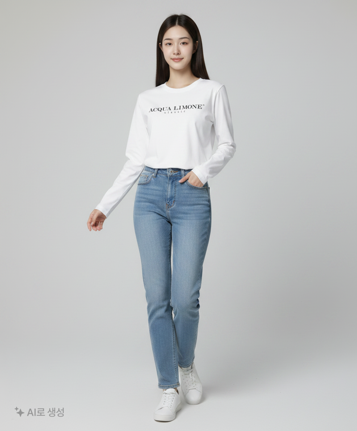 아쿠아리모네(ACQUA LIMONE) 긴소매 티셔츠 55