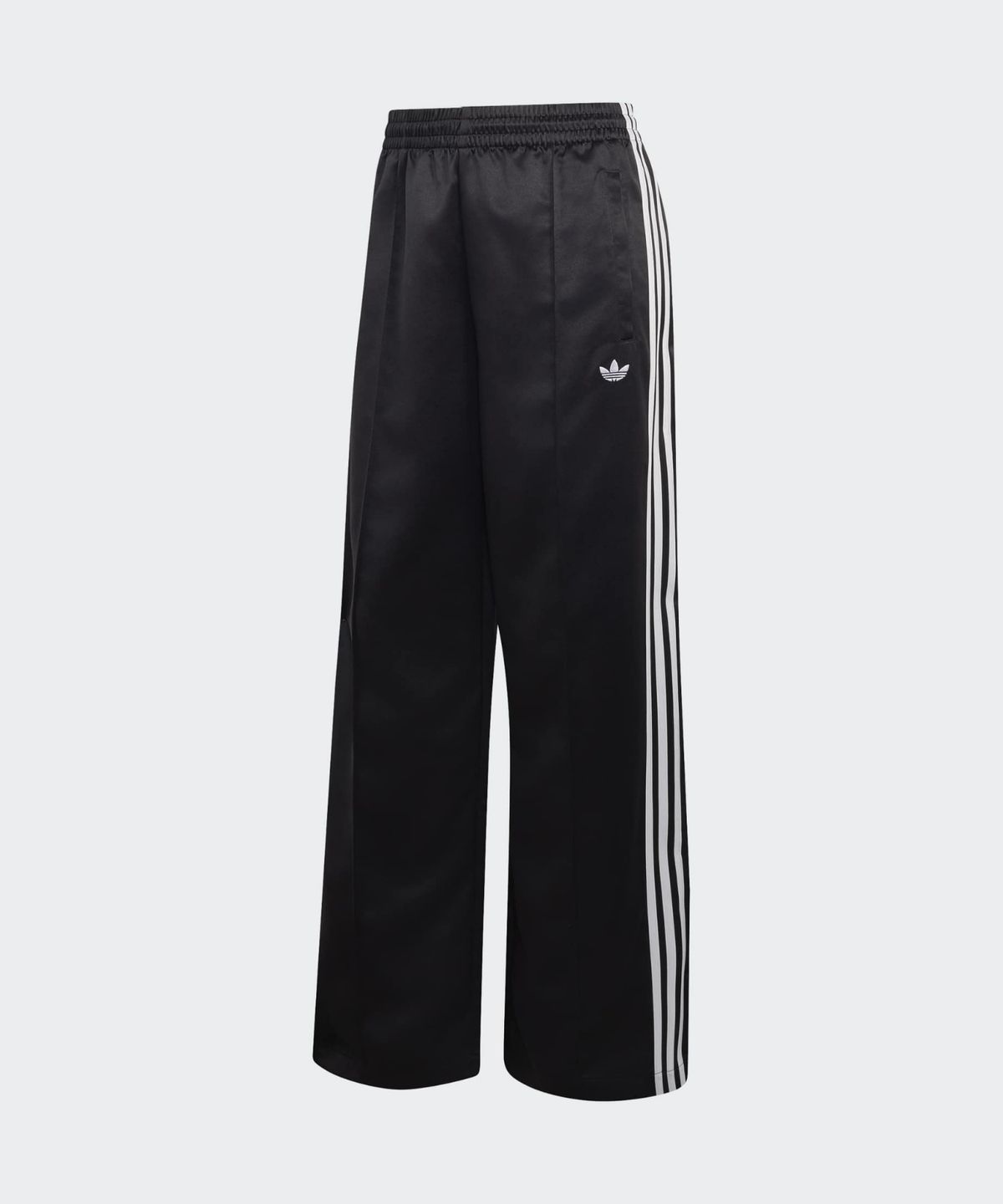 아디다스(ADIDAS) 새틴 SST 루즈 트랙 팬츠 - 블랙:화이트 / KS9372