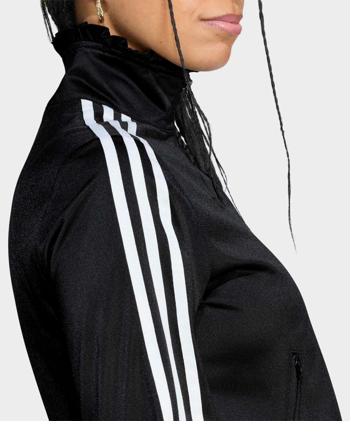 아디다스(ADIDAS) 플리츠 파이어버드 트랙탑 - 블랙 / LG4308