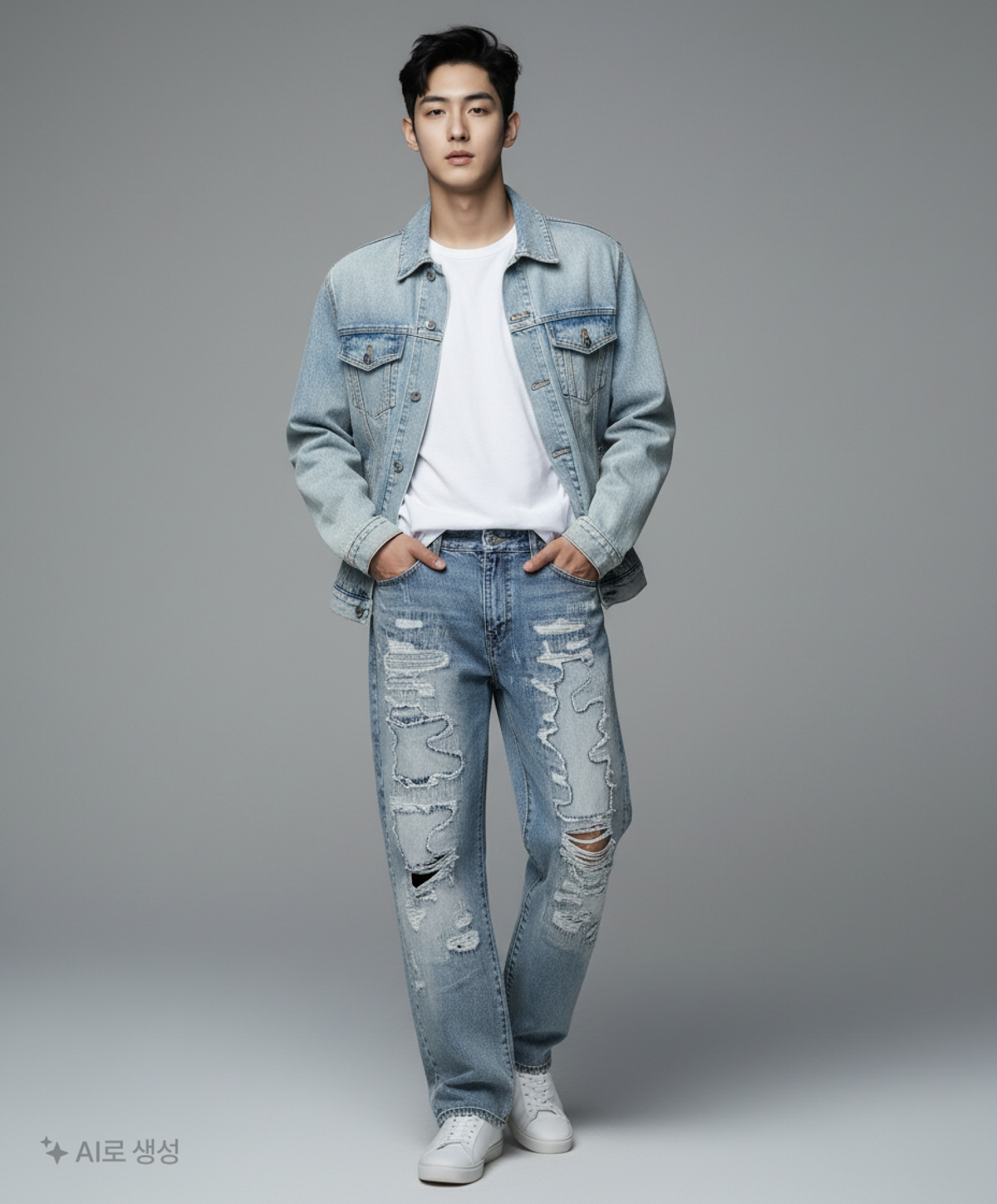 스모크라이즈(SMOKERISE) 청/데님 팬츠 34
