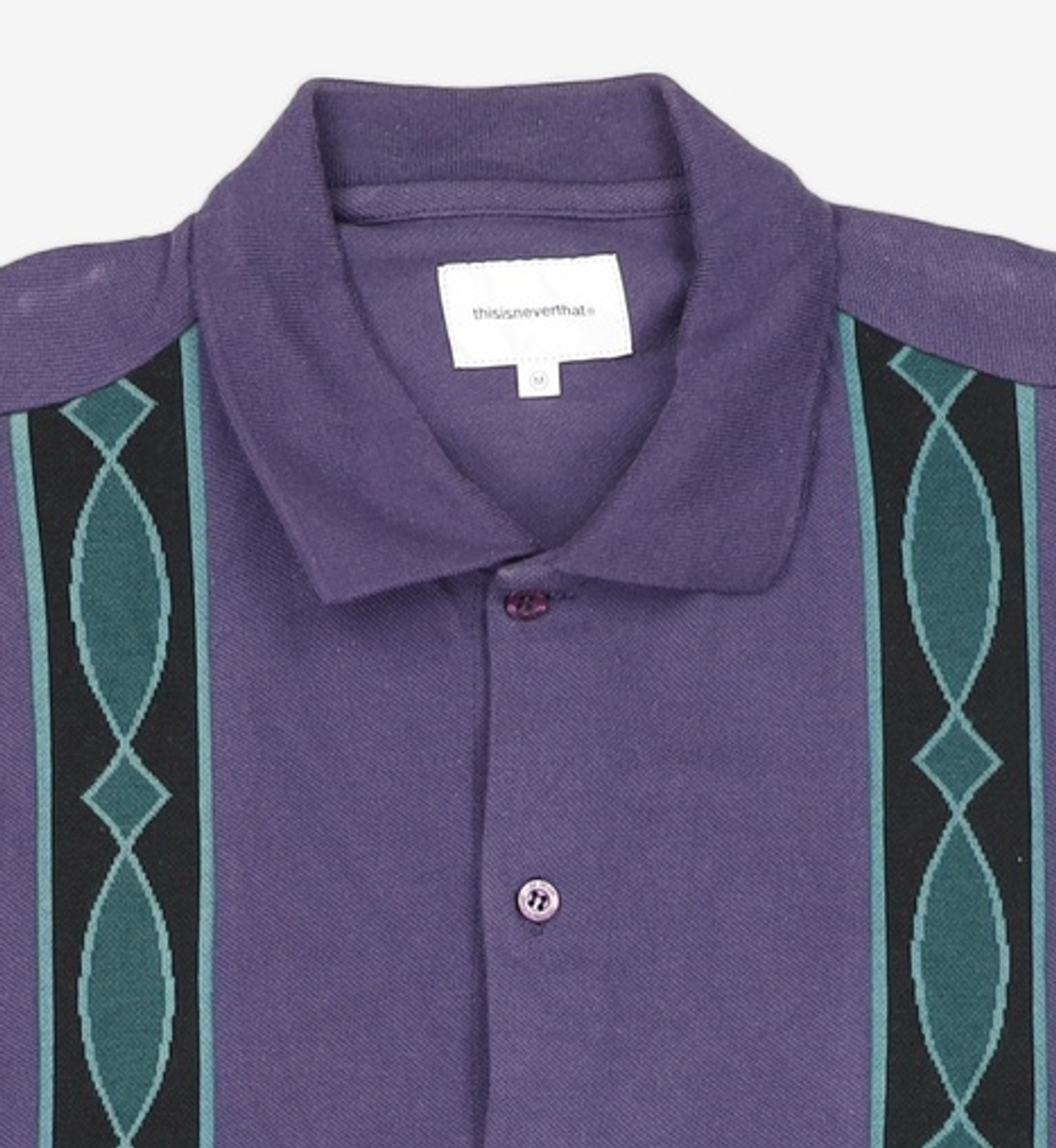 디스이즈네버댓(THISISNEVERTHAT) Button Up S/S Polo Purple M