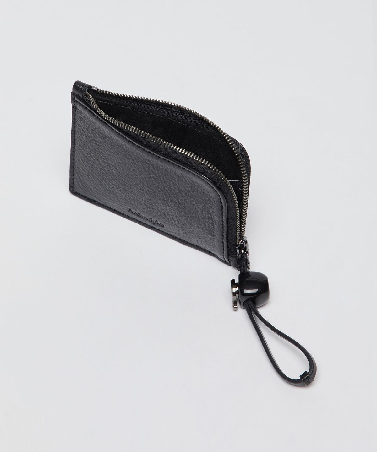 아카이브앱크(ARCHIVEPKE) Formica zip compact wallet(Vintage black)_OVADX26252PDK