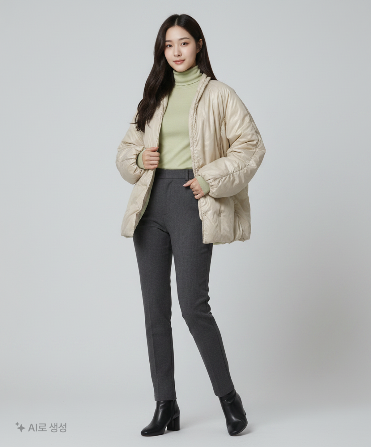 앙개(ANGGAE) 숏 패딩/숏 헤비 아우터 S