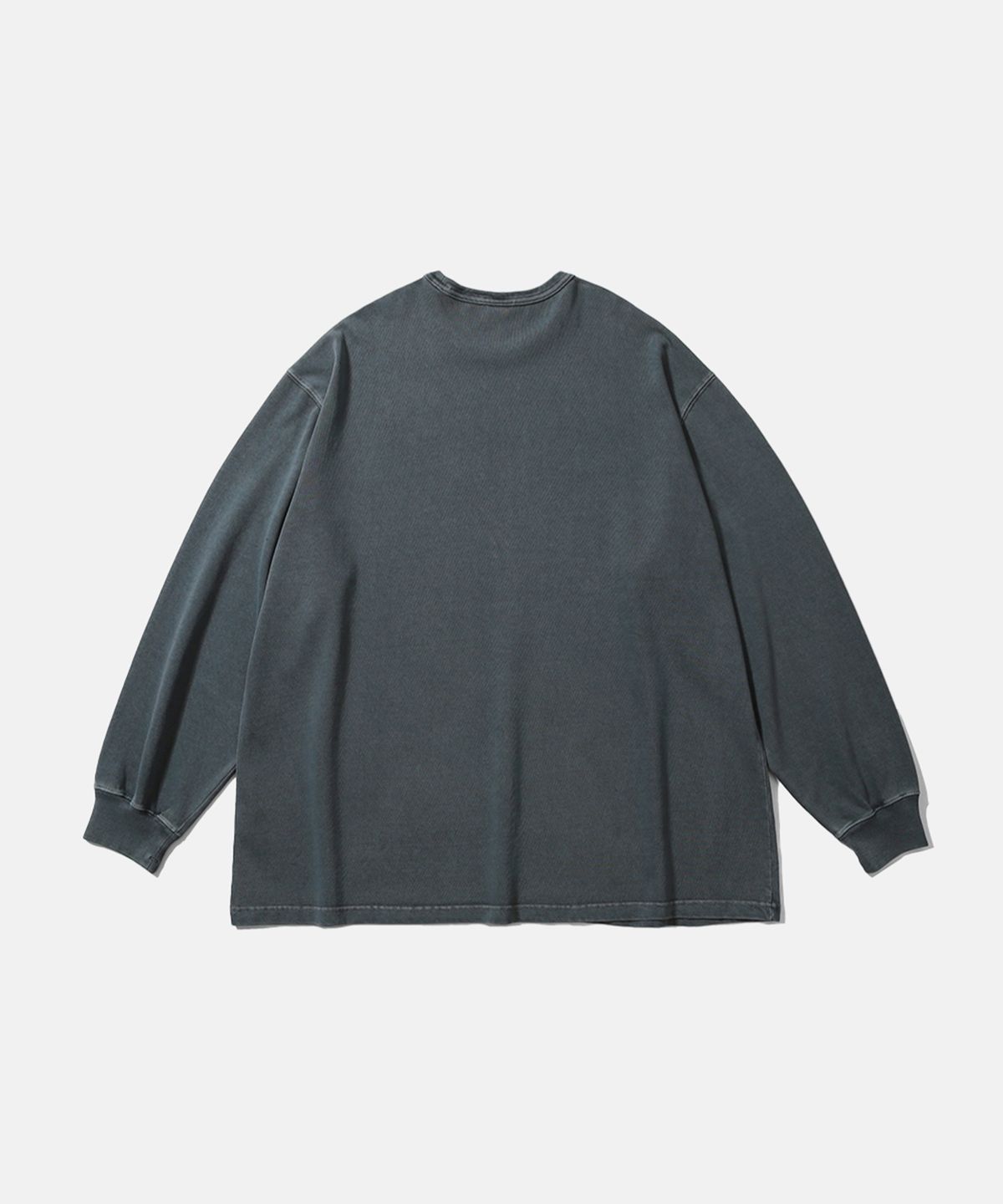 모이프(MOIF) [AW26] GARMENT DYED L/S TEE / DYED BLUE