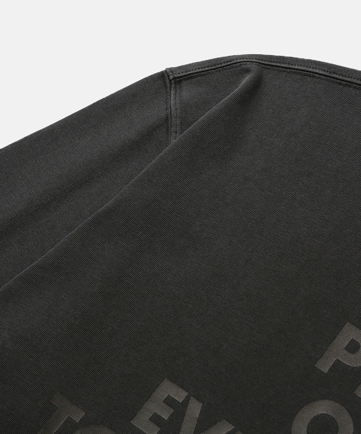 모이프(MOIF) [AW26] GARMENT DYED L/S TEE / DYED CHARCOAL