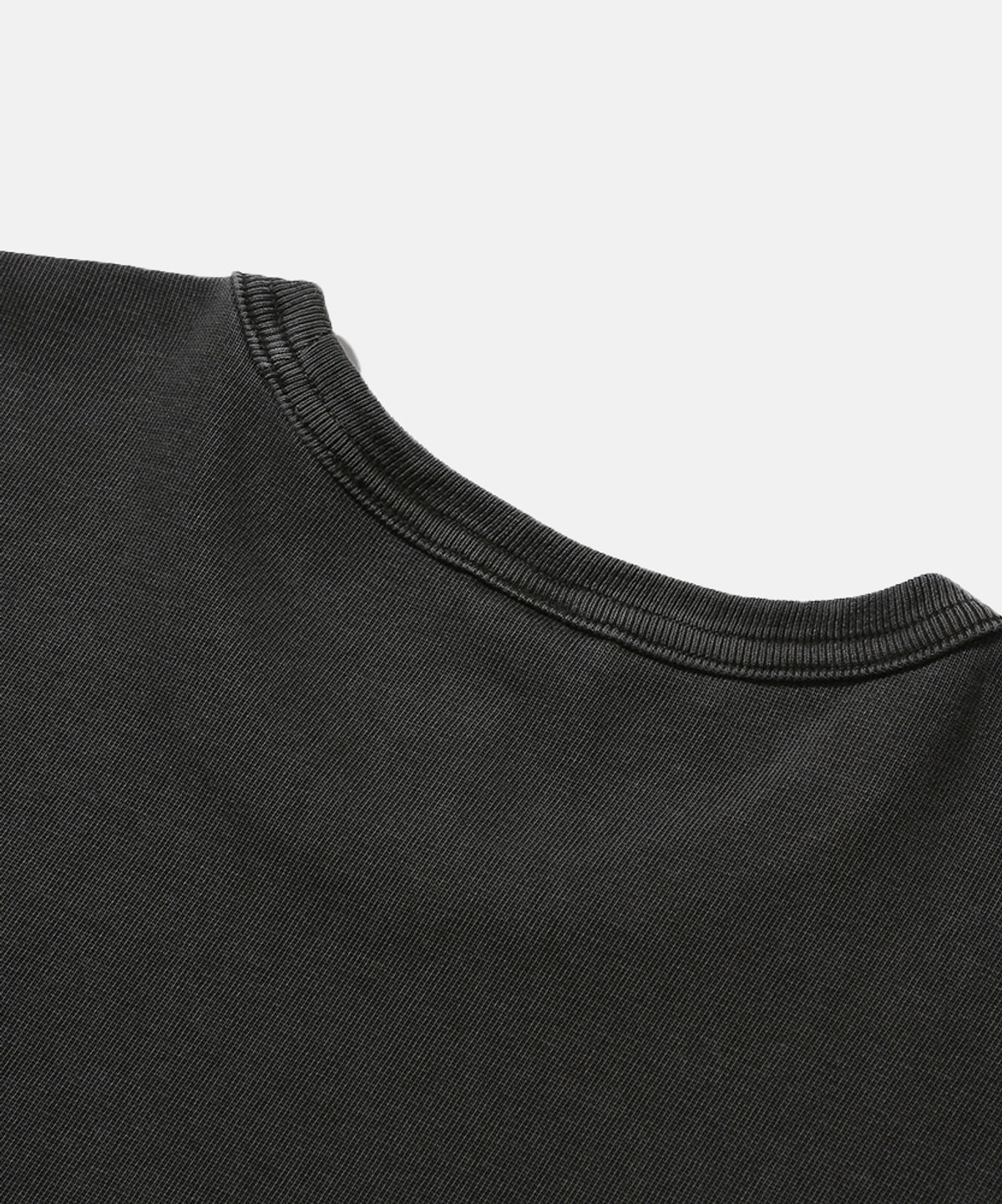 모이프(MOIF) [AW26] GARMENT DYED L/S TEE / DYED CHARCOAL