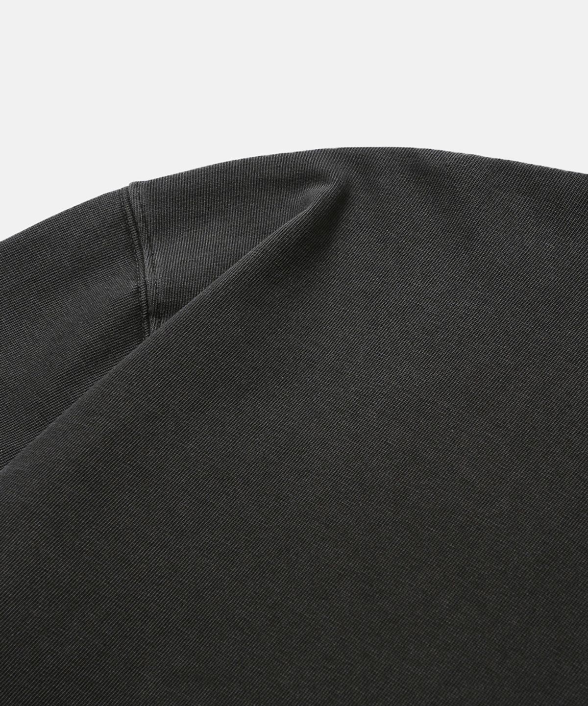 모이프(MOIF) [AW26] GARMENT DYED L/S TEE / DYED CHARCOAL