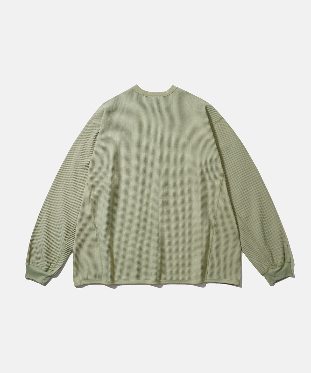 모이프(MOIF) [AW26] ADVANCED WAFFLE L/S TEE / PISTACHIO