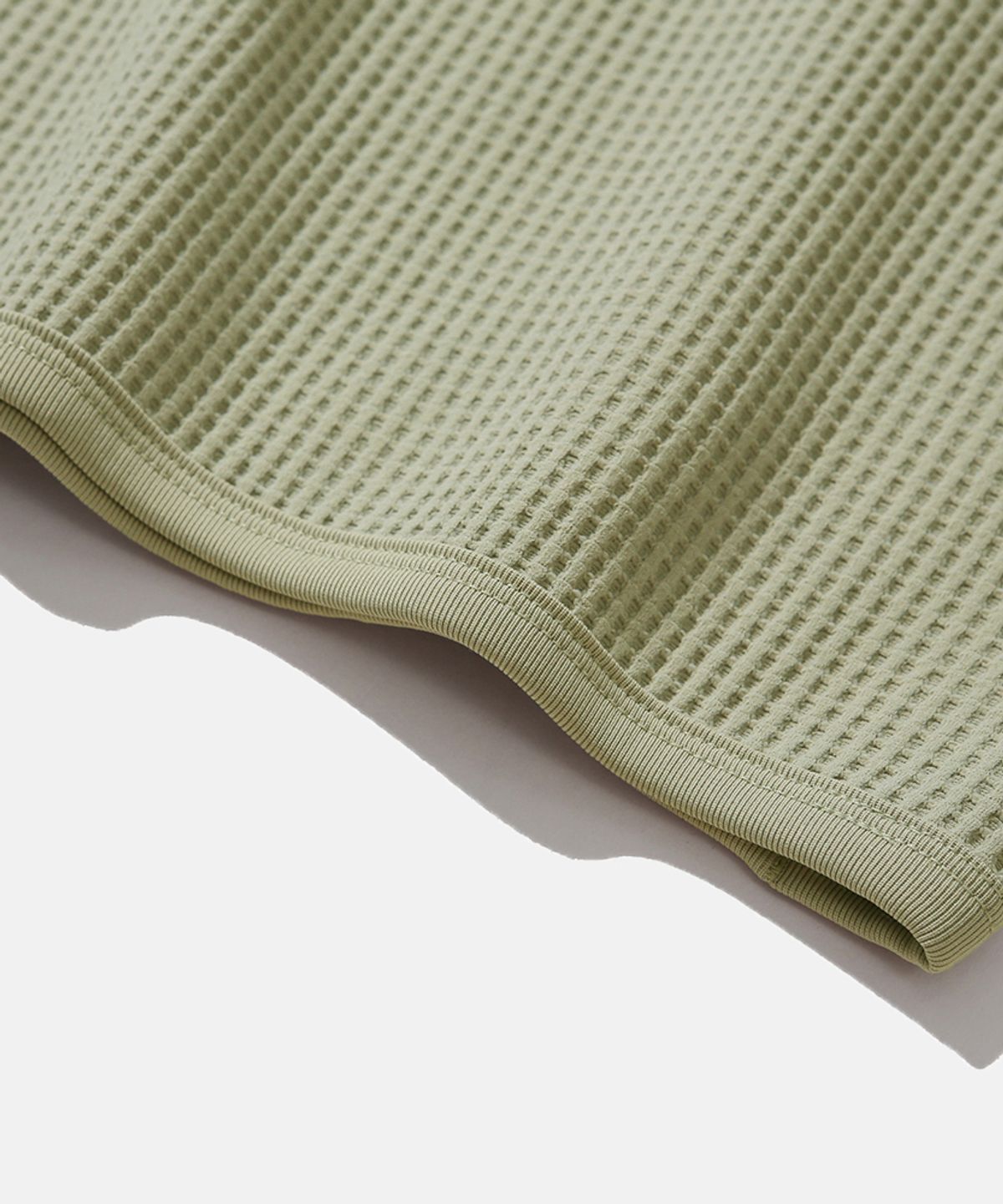 모이프(MOIF) [AW26] ADVANCED WAFFLE L/S TEE / PISTACHIO