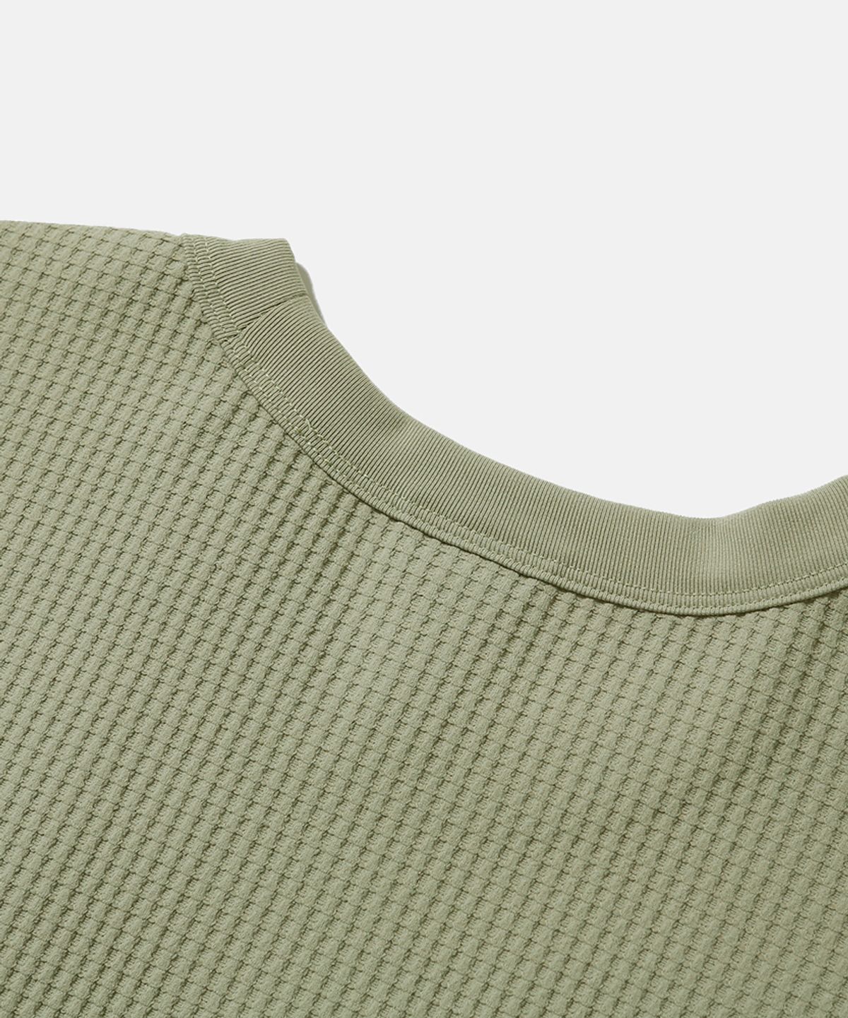 모이프(MOIF) [AW26] ADVANCED WAFFLE L/S TEE / PISTACHIO