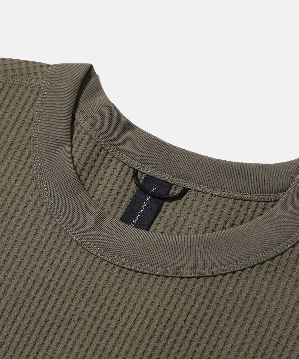 모이프(MOIF) [AW26] ADVANCED WAFFLE L/S TEE / STONE