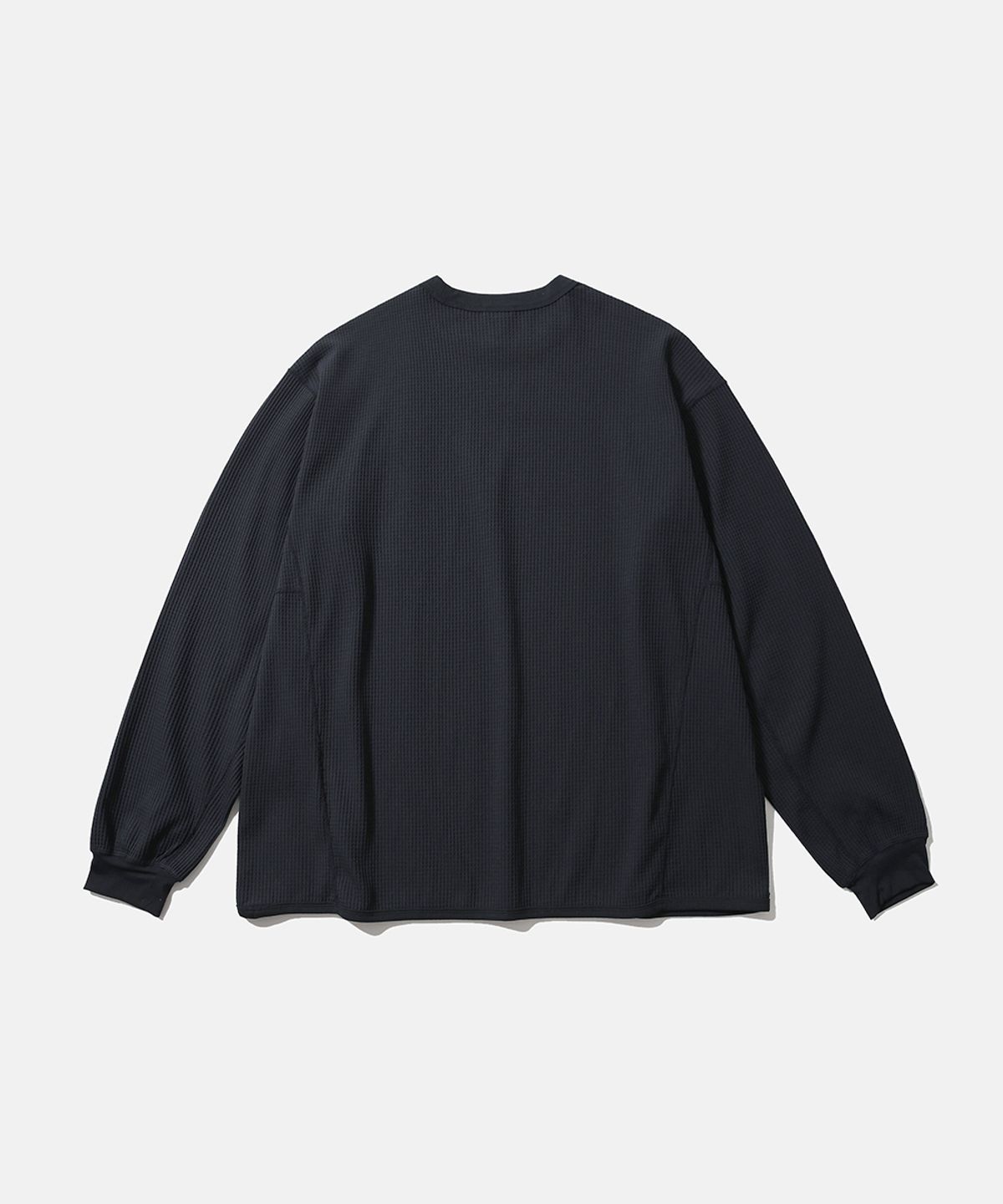 모이프(MOIF) [AW26] ADVANCED WAFFLE L/S TEE / CHARCOAL