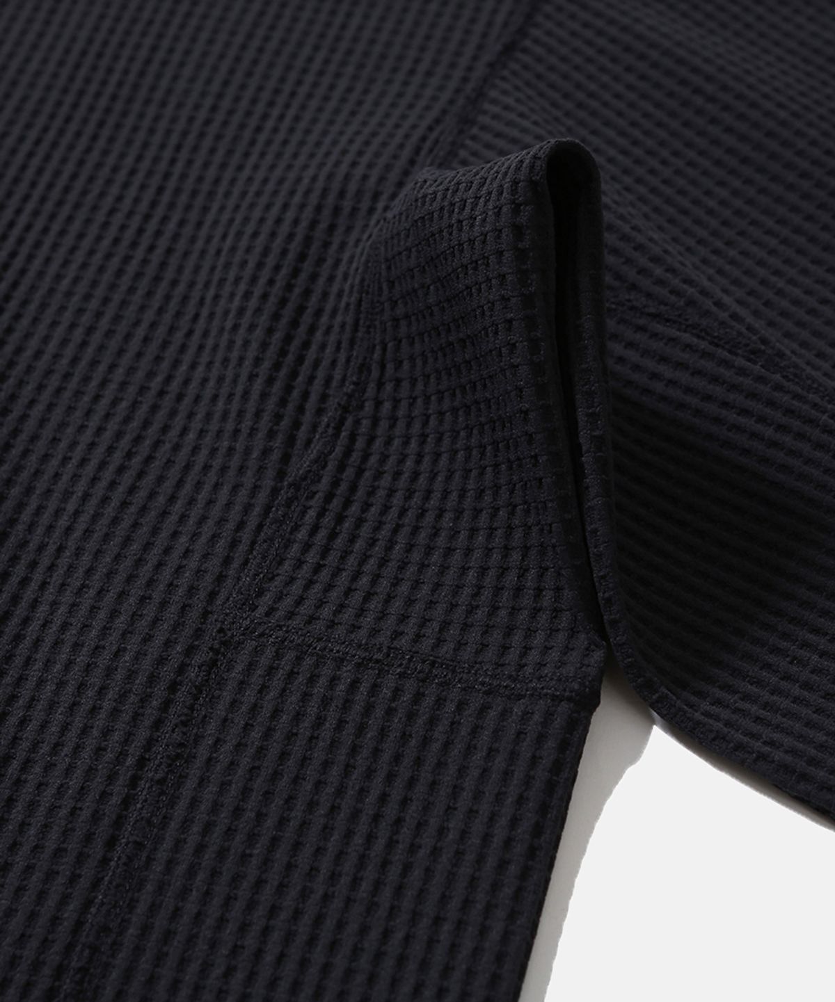 모이프(MOIF) [AW26] ADVANCED WAFFLE L/S TEE / CHARCOAL