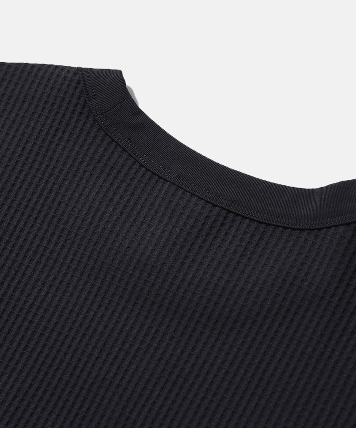 모이프(MOIF) [AW26] ADVANCED WAFFLE L/S TEE / CHARCOAL