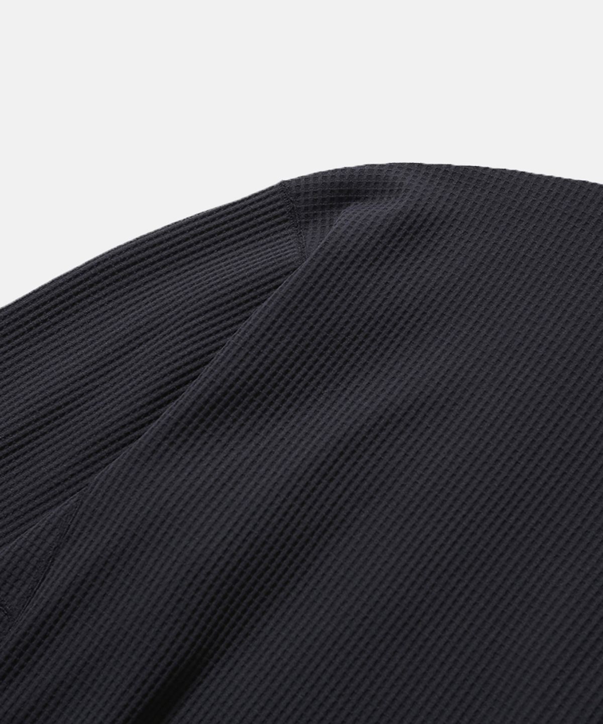 모이프(MOIF) [AW26] ADVANCED WAFFLE L/S TEE / CHARCOAL