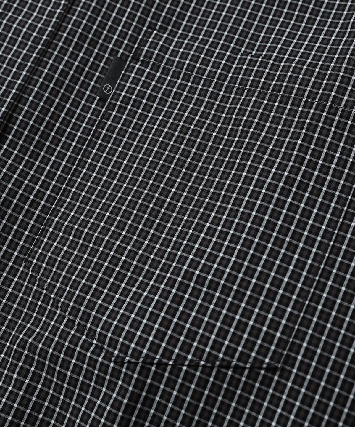 모이프(MOIF) [AW26] FRAT BOY SHIRT / BLACK MICRO CHECK