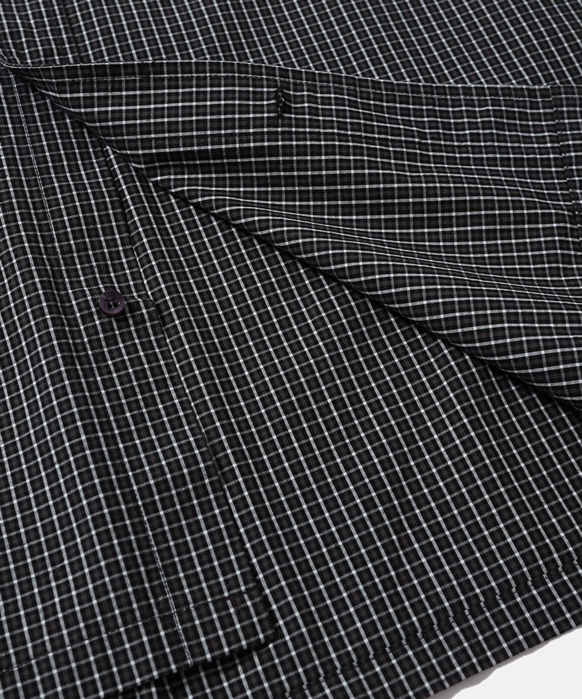 모이프(MOIF) [AW26] FRAT BOY SHIRT / BLACK MICRO CHECK