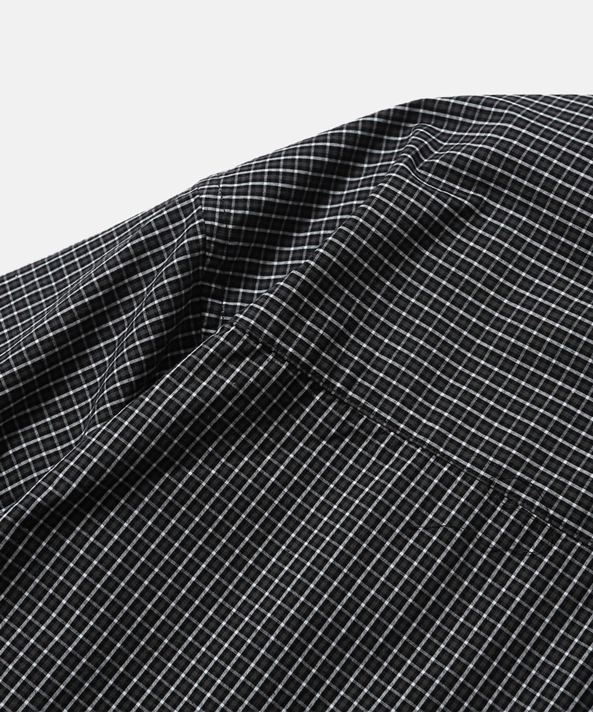 모이프(MOIF) [AW26] FRAT BOY SHIRT / BLACK MICRO CHECK