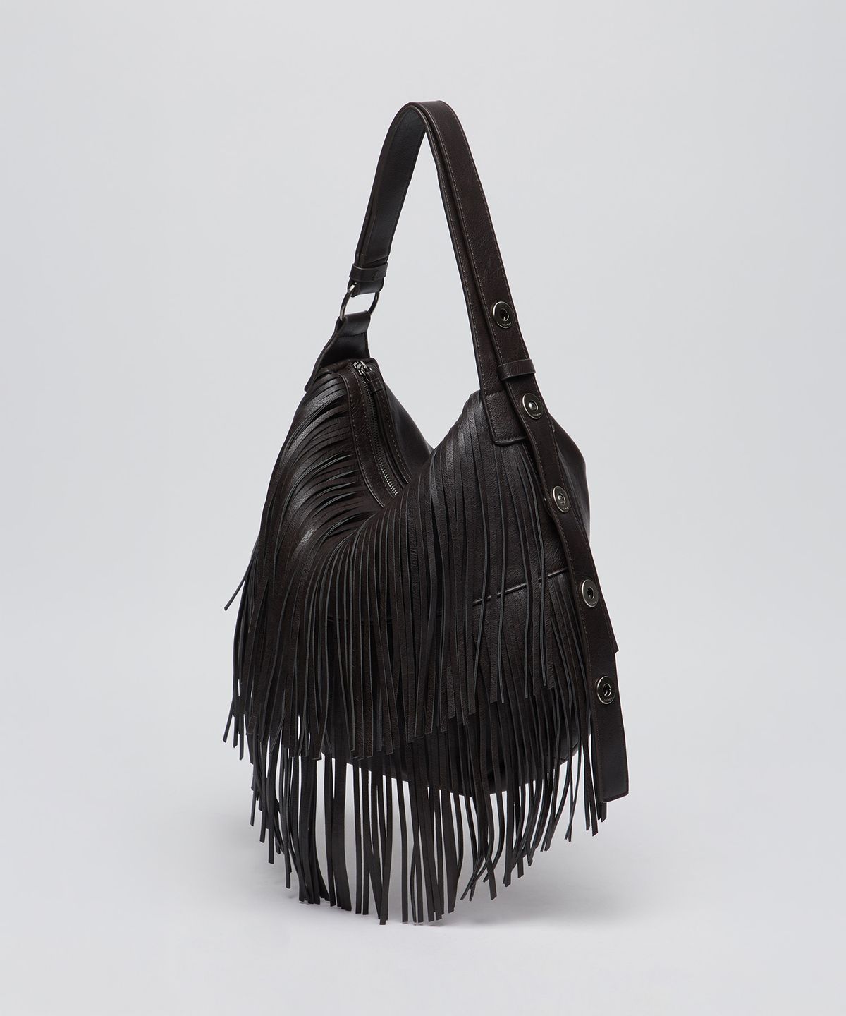 아카이브앱크(ARCHIVEPKE) Fling tassel bag(Vintage dark brown)_OVBAX26258PBW
