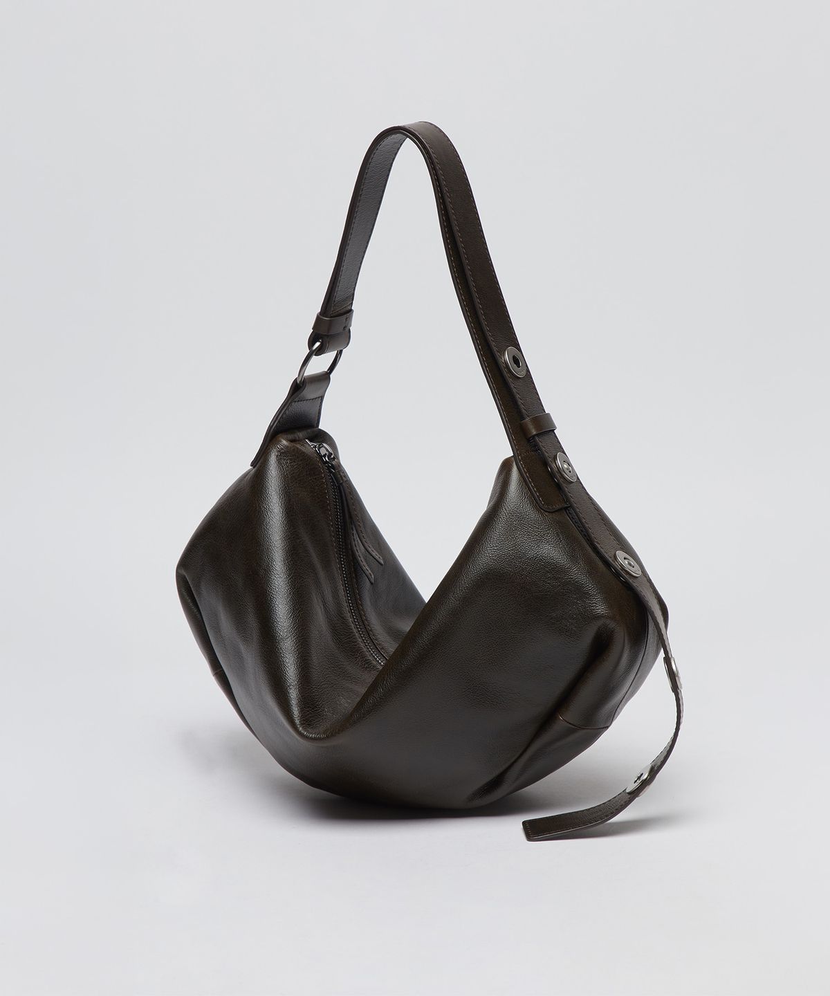 아카이브앱크(ARCHIVEPKE) Small fling eyelet bag(Wood Brown)_OVBAX26257PDB