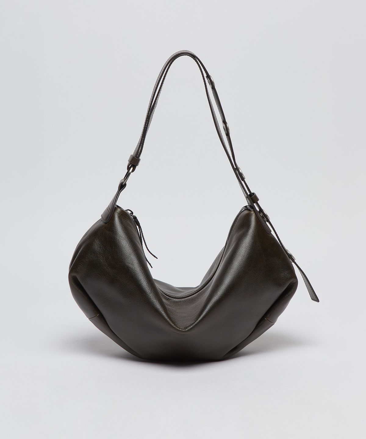 아카이브앱크(ARCHIVEPKE) Small fling eyelet bag(Wood Brown)_OVBAX26257PDB