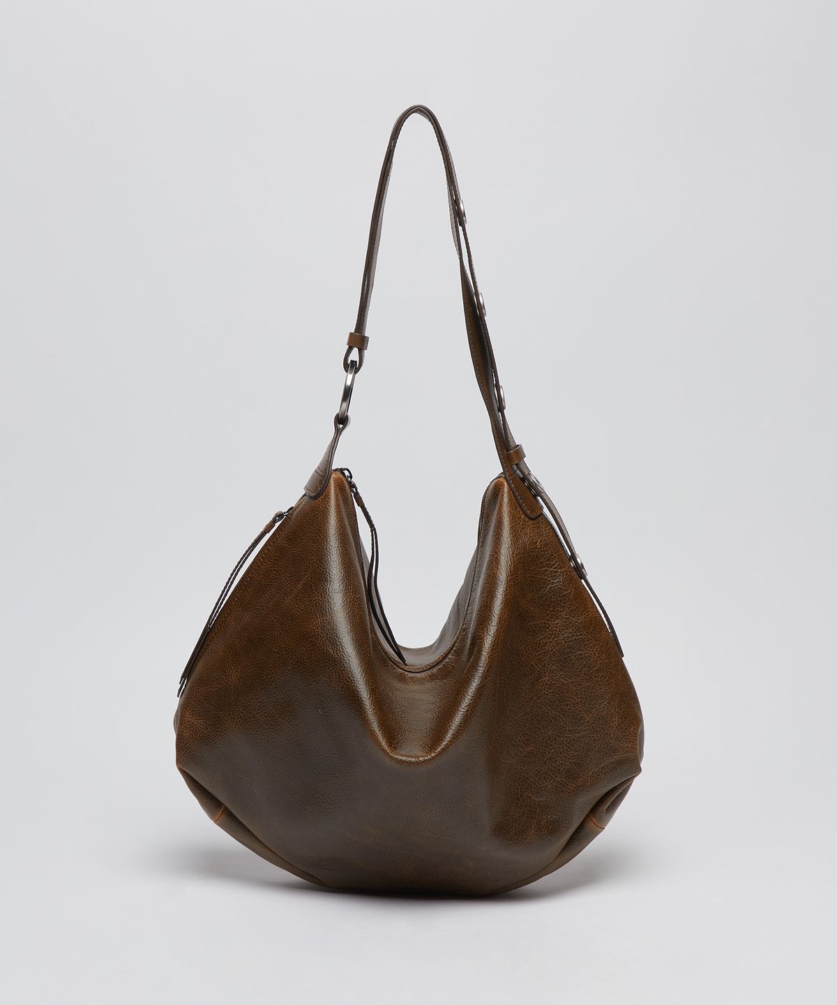 아카이브앱크(ARCHIVEPKE) Fling eyelet bag(Washing brown)_OVBAX26254PUB