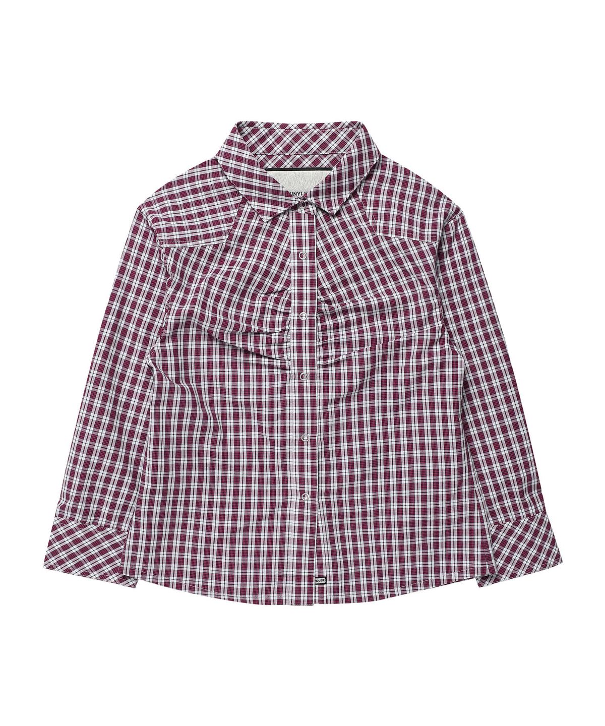 더바이닐하우스(THEVINYLHOUSE) THREE-QUARTER SLEEVE SHIRTS (W) RED
