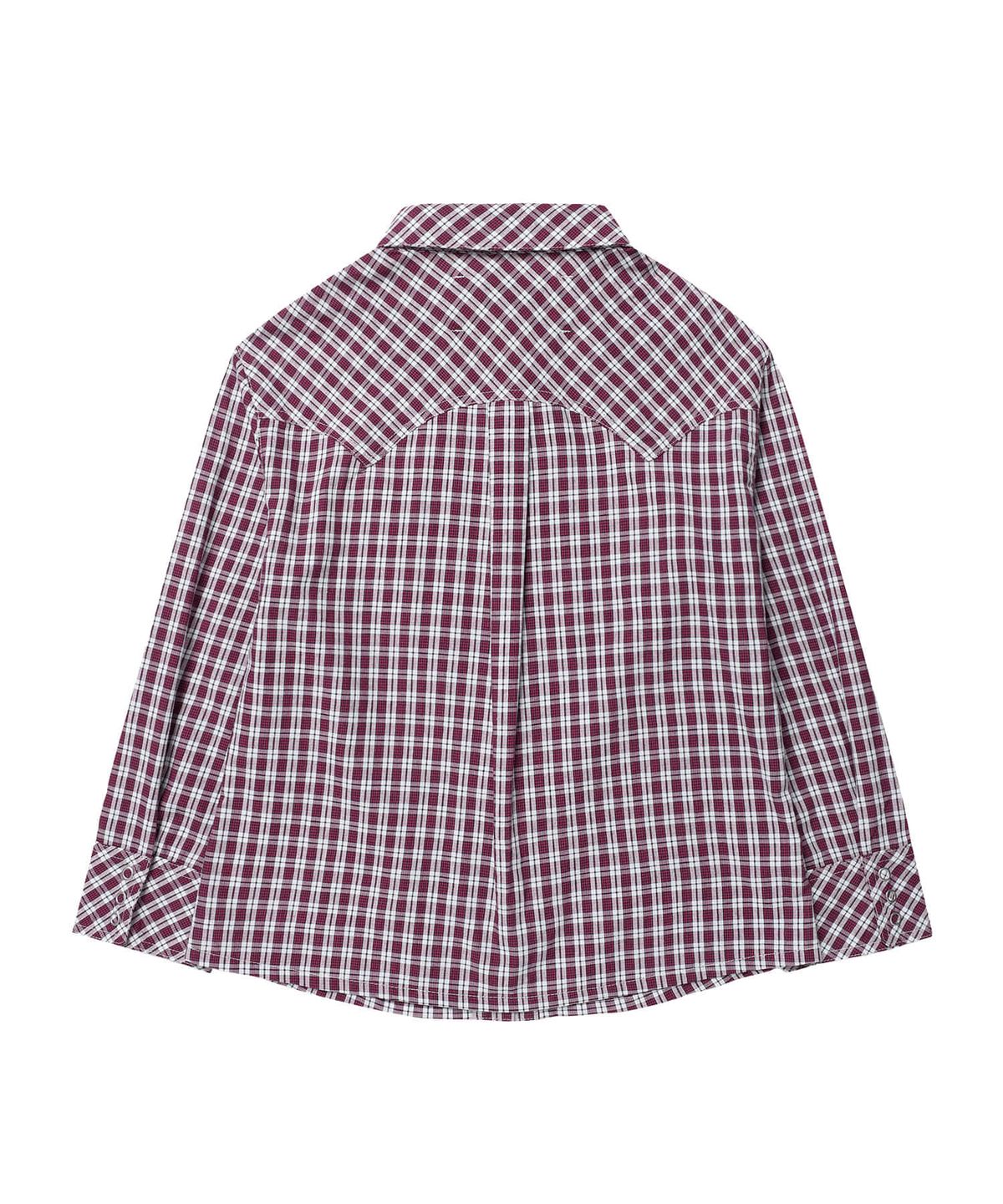 더바이닐하우스(THEVINYLHOUSE) THREE-QUARTER SLEEVE SHIRTS (W) RED