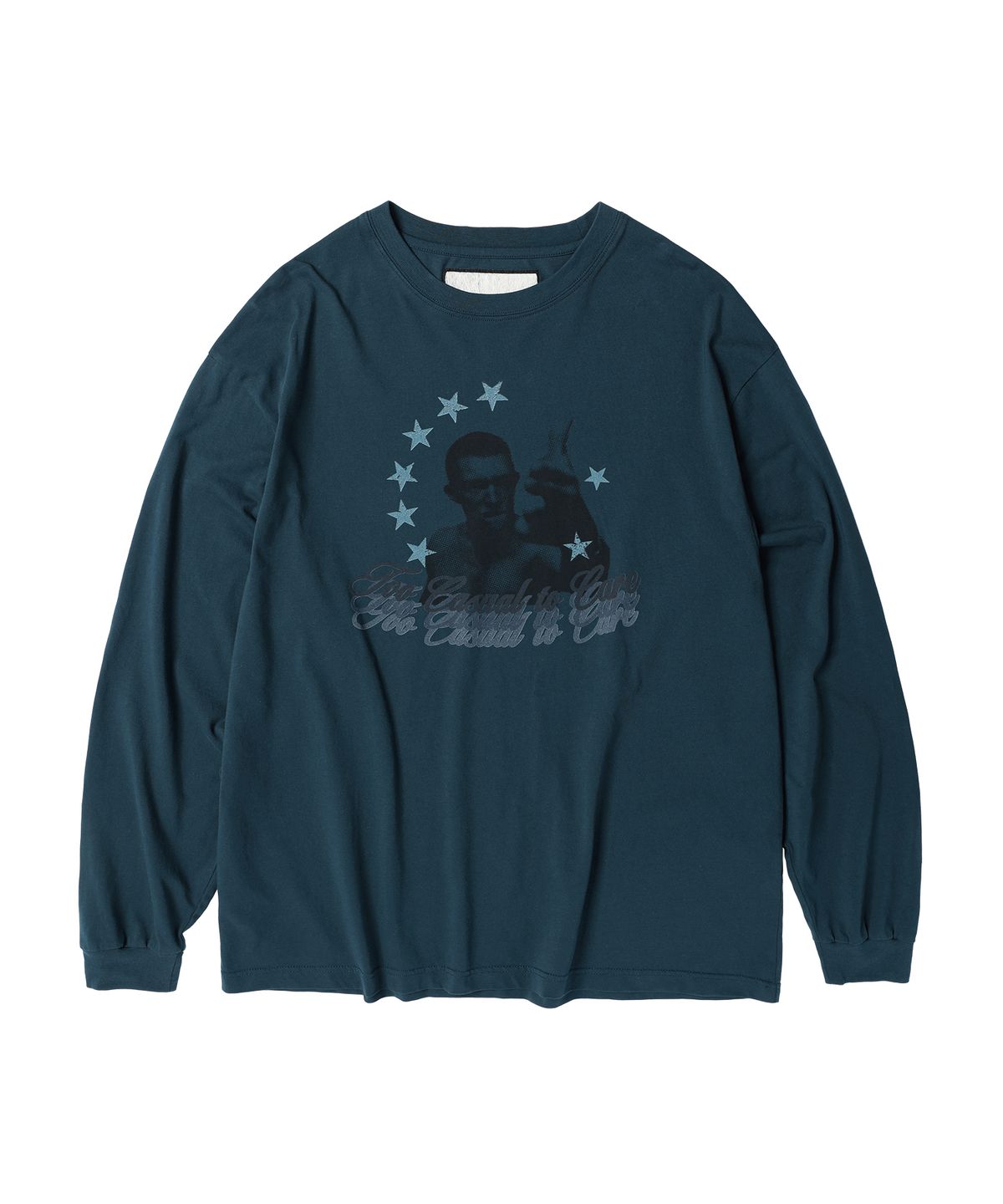 더바이닐하우스(THEVINYLHOUSE) TOO CASUAL LS TEE DEEP GREEN