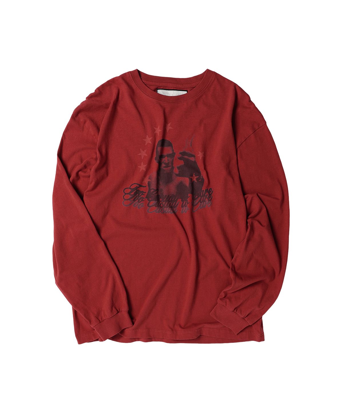 더바이닐하우스(THEVINYLHOUSE) TOO CASUAL LS TEE RED