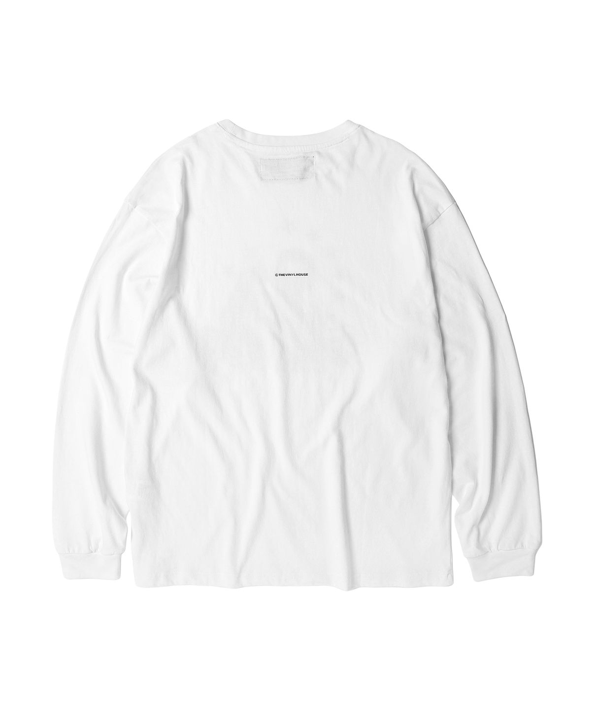 더바이닐하우스(THEVINYLHOUSE) TOO CASUAL LS TEE WHITE