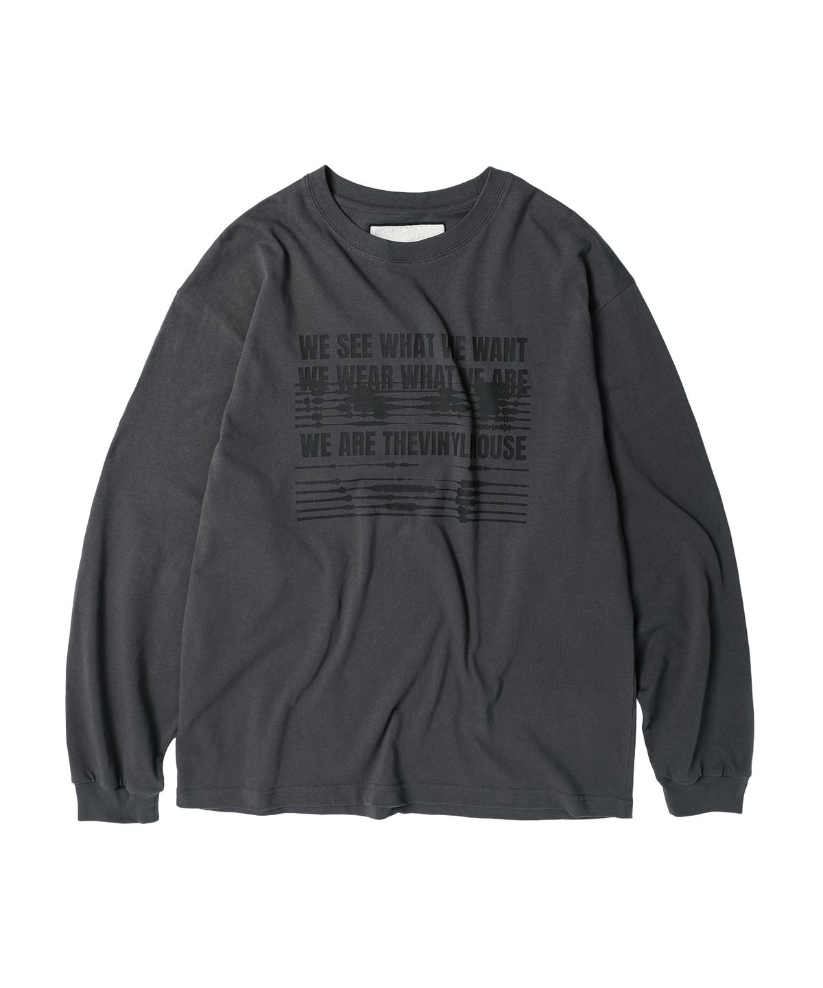 더바이닐하우스(THEVINYLHOUSE) WE ARE LS TEE CHARCOAL