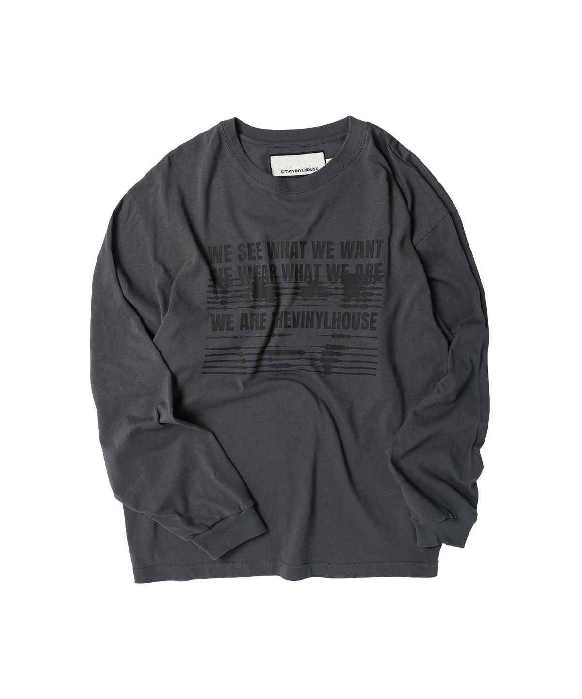 더바이닐하우스(THEVINYLHOUSE) WE ARE LS TEE CHARCOAL