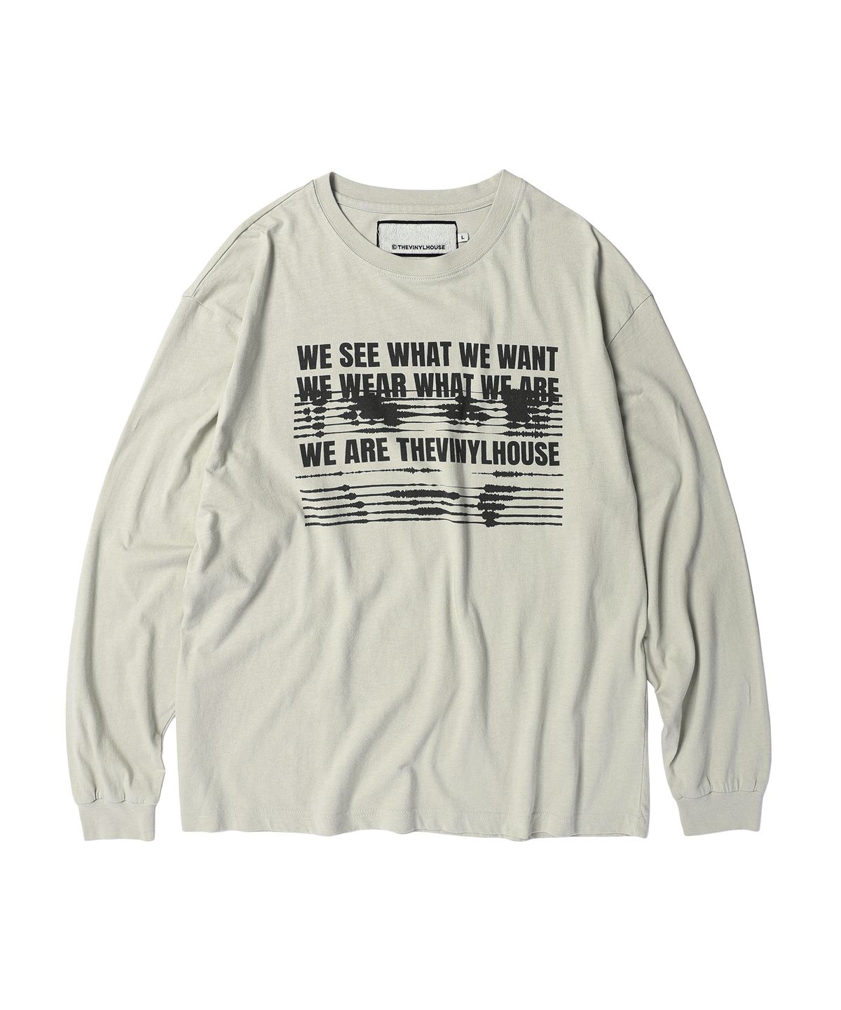 더바이닐하우스(THEVINYLHOUSE) WE ARE LS TEE BEIGE
