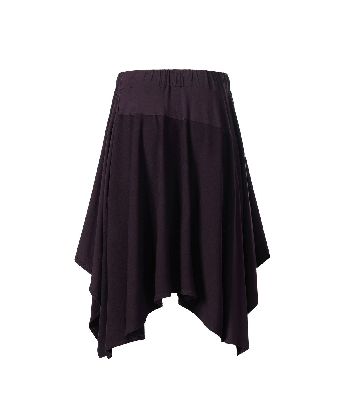 더바이닐하우스(THEVINYLHOUSE) TWISTED DRAPE SKIRT(W) PURPLE