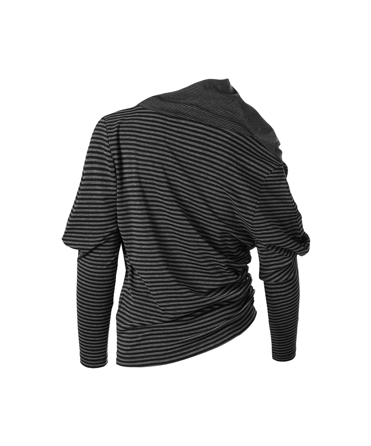 더바이닐하우스(THEVINYLHOUSE) TWISTED DRAPE TOP(W) BLACK