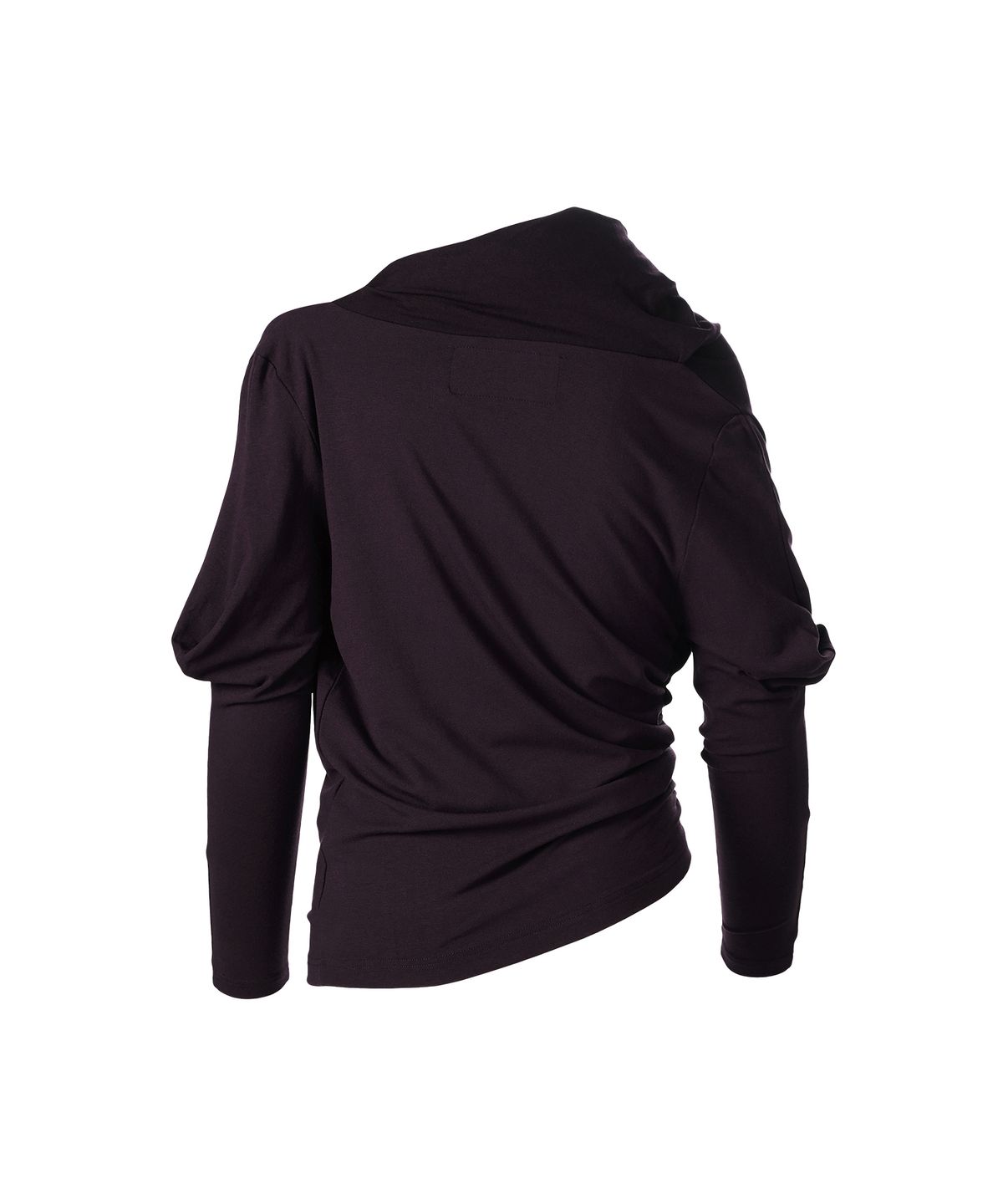 더바이닐하우스(THEVINYLHOUSE) TWISTED DRAPE TOP(W) PURPLE