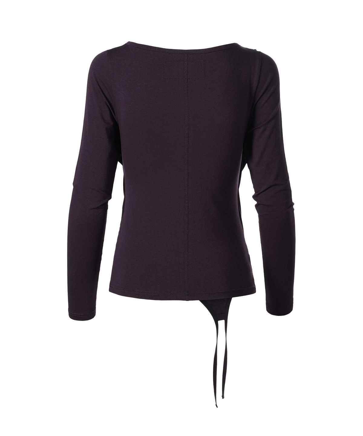 더바이닐하우스(THEVINYLHOUSE) DRAPED LAYERED LS TEE(W) PURPLE