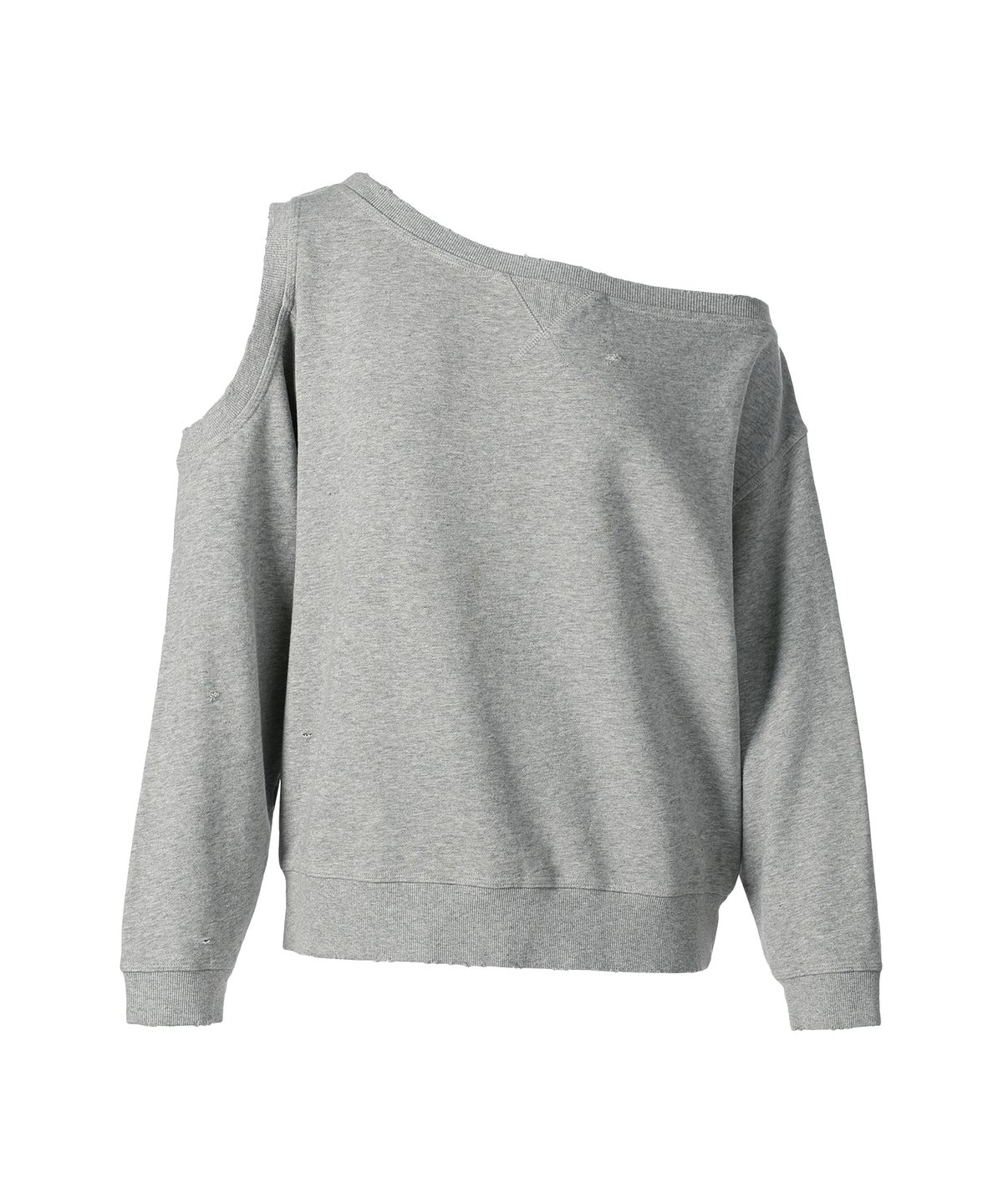 더바이닐하우스(THEVINYLHOUSE) OPEN SHOULDER SWEATSHIRTS(W) GREY