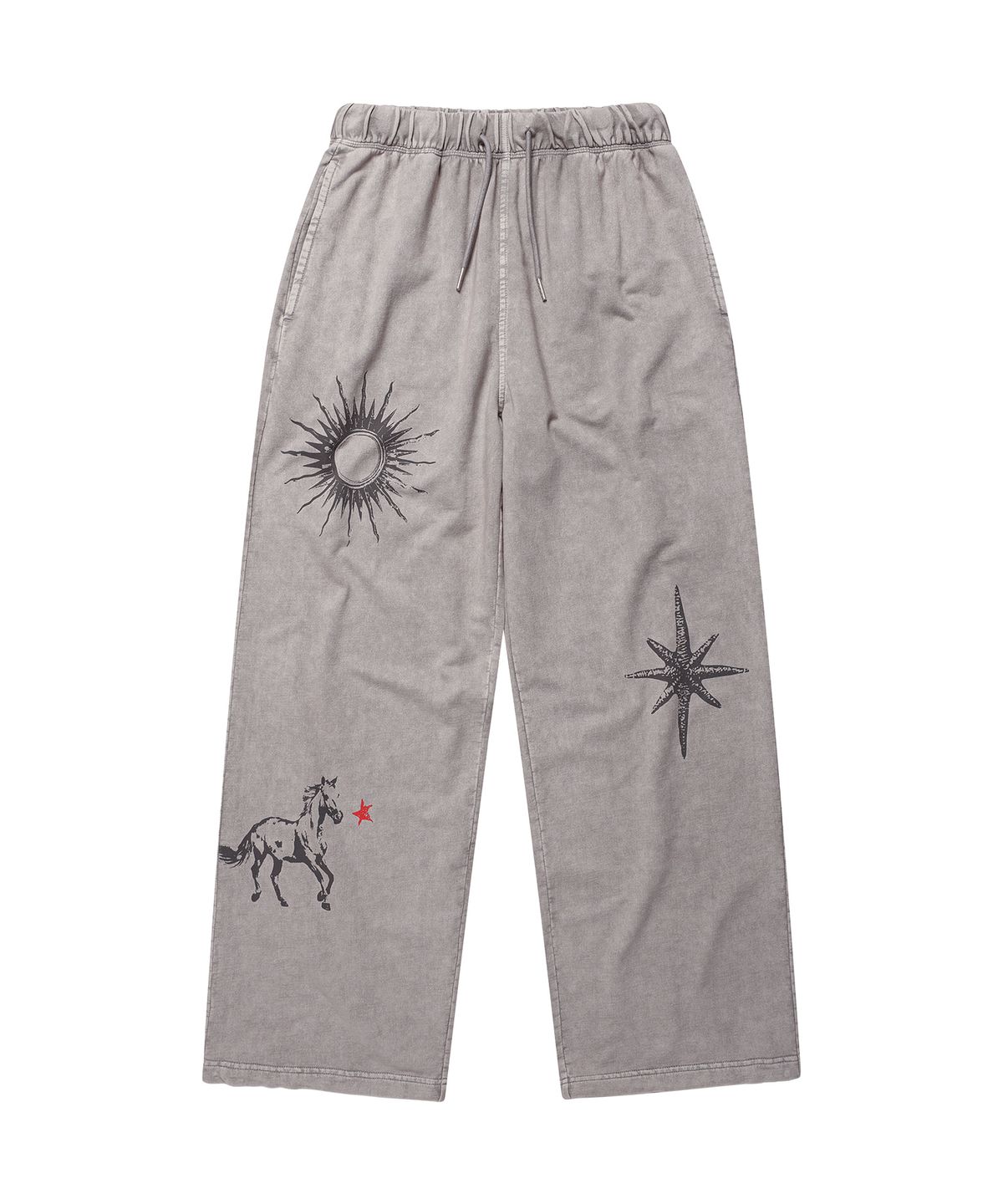 더바이닐하우스(THEVINYLHOUSE) RODEO WASHED SWEAT PANTS GREY