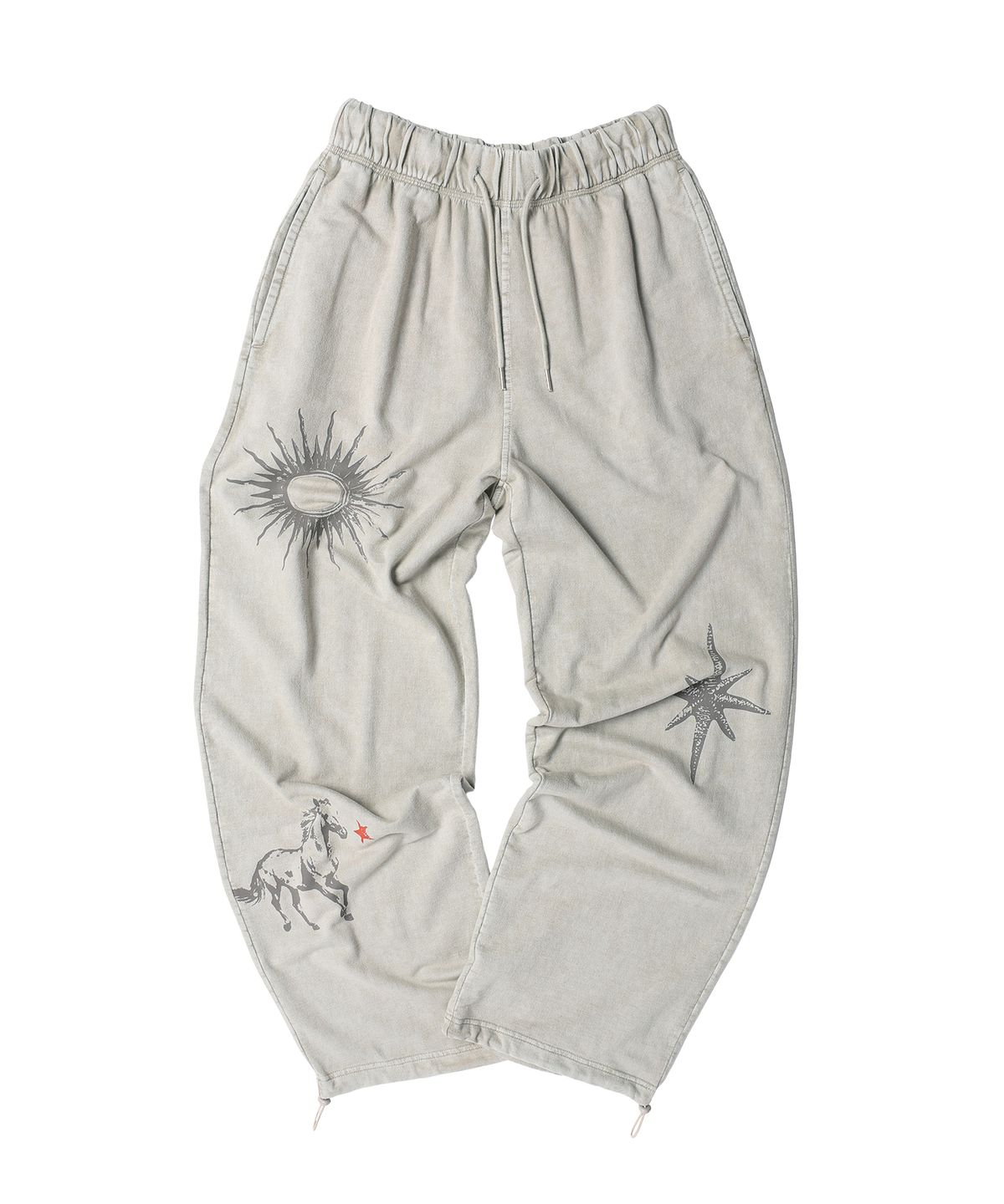 더바이닐하우스(THEVINYLHOUSE) RODEO WASHED SWEAT PANTS BEIGE
