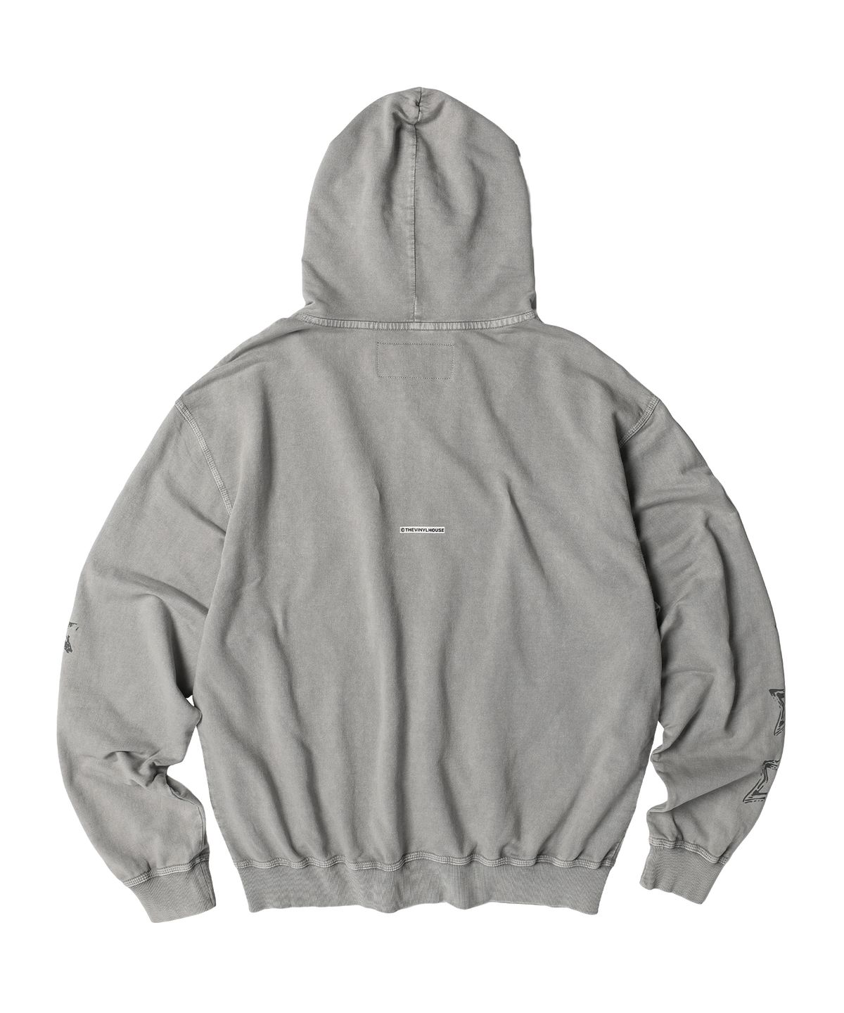 더바이닐하우스(THEVINYLHOUSE) RODEO WASHED HOODIE ZIP-UP GREY