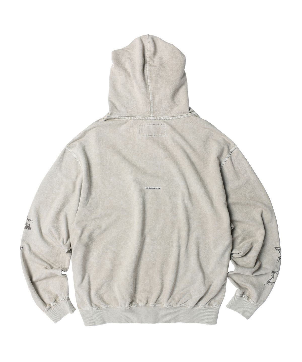 더바이닐하우스(THEVINYLHOUSE) RODEO WASHED HOODIE ZIP-UP BEIGE