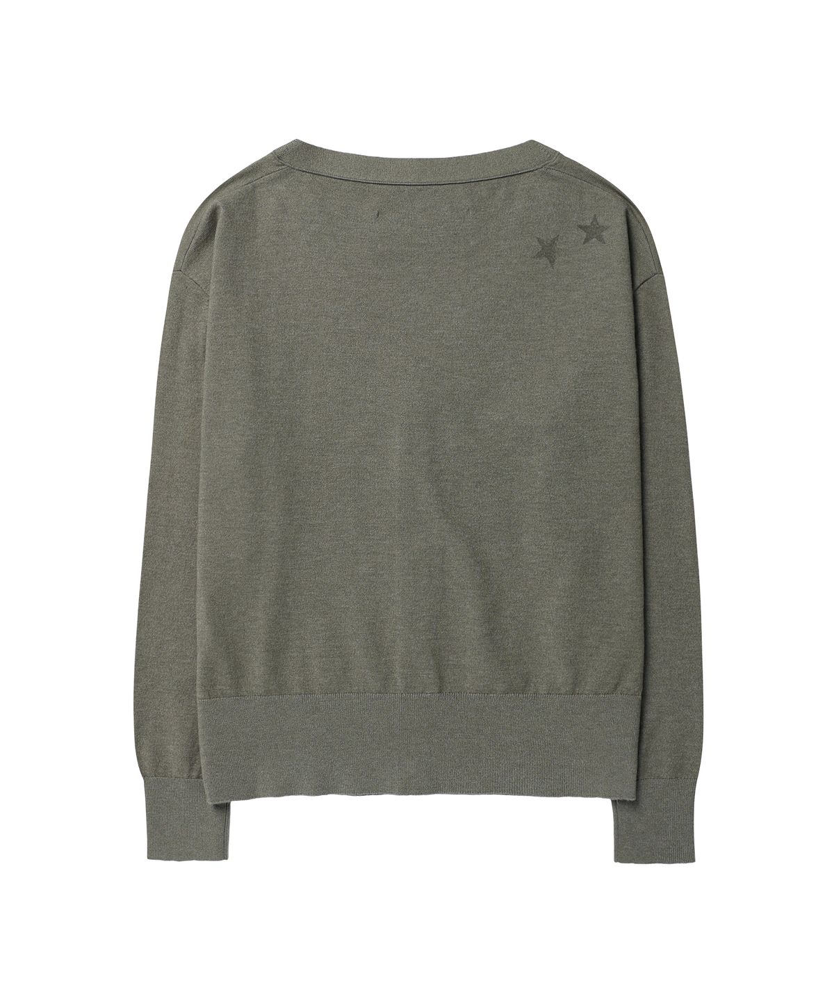 더바이닐하우스(THEVINYLHOUSE) BASIC V NECK CARDIGAN(W) KHAKI